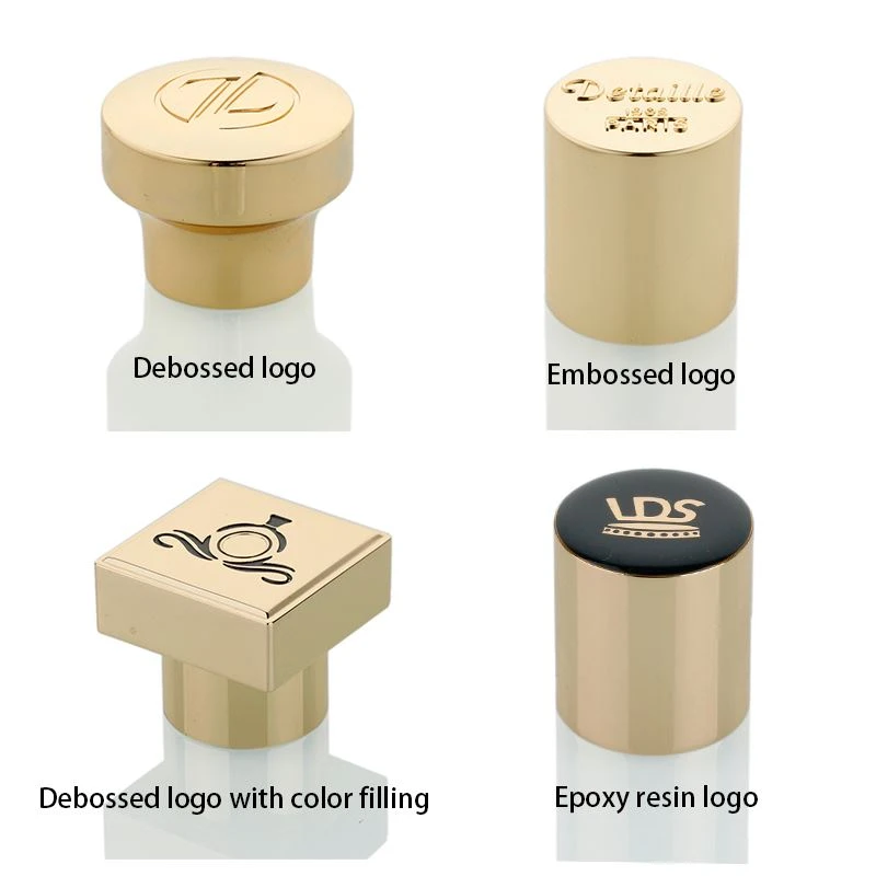available logo on Zamac perfume cap available logo on Zamac perfume cap